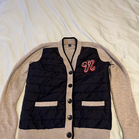 Tommy Hilfiger button-up front-filled women’s sweater Medium - Picture 9 of 12